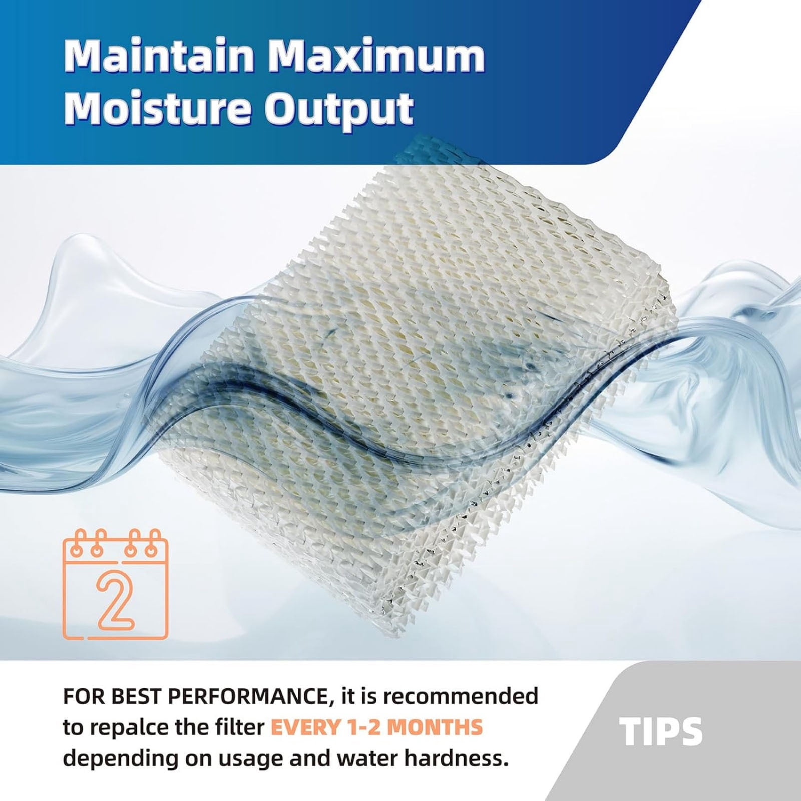 GUYUTING Honeycomb Humidifier Wick Pad Filter Aluminium Foil Mesh Paper 2 Pcs for Emerson ES-12 Essick Air HD13030 Essick MoistAir HD1406