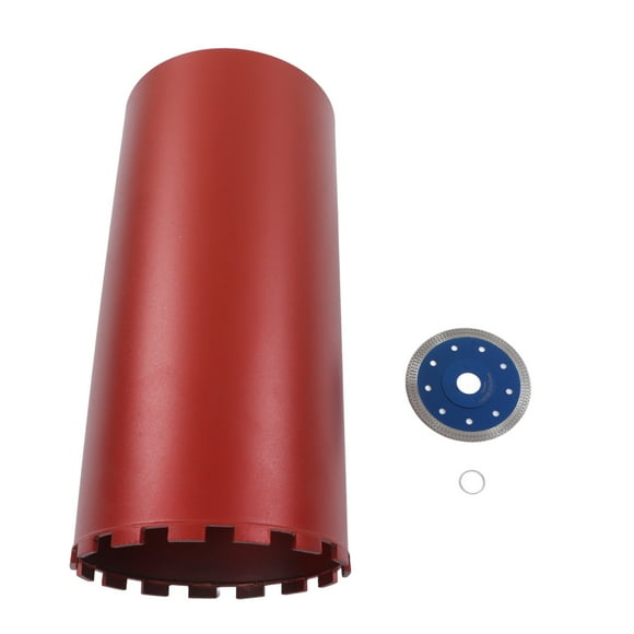 Core Drill Bit, Abrasion Resistant 5/8-11 Easy To Install Hole Drill Bit 8in Diameter For Pipeline