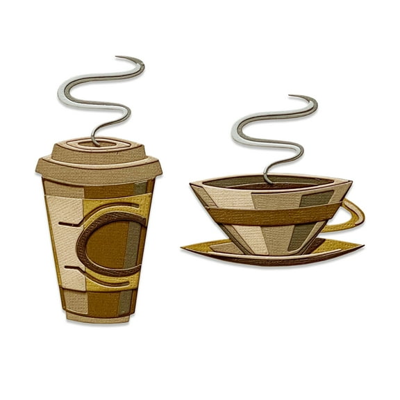 Sizzix Thinlits Dies Cafe, Colorize by Tim Holtz