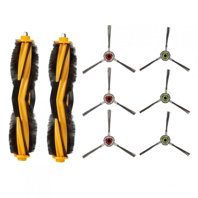 Kit de repuesto para cepillo principal y cepillo lateral compatible con M87, M88, M80, M80 Pro, DT85, DT83, DM81 y DM85.