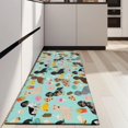 thumbnail image 4 of Dachshund Dog and Pizza Kitchen Rug Mat,Kitchen Runner Rugs Non Skid Washable,Decorative Kitchen Floor Mats for Kitchen,Sink,Laundry,17"X47", 4 of 5