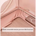 thumbnail image 4 of Bunk Bed Canopy Curtain, Dormitory Mosquito Net with Zipper and Metal Frame, Privacy Bed Spread Blackout Curtains for Junior Loft Bed College Students Dorm, 4 of 8