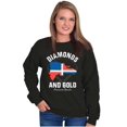 thumbnail image 4 of Dominican DR Shaped Pride Heritage Sweatshirt for Men or Women Brisco Brands S, 4 of 5