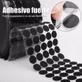 thumbnail image 2 of 500pz Etiquetas Circulo Adhesivo Cinta Contactel Velcro 20mm Negro, 2 of 5