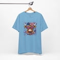 thumbnail image 4 of Western America Highland Cow 4th of July Tee, Independence Day T-shirts,, 4 of 5