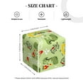thumbnail image 4 of Sikiie Cute Dinosaurs Cartoon Leather Tissue Box Cover Square, tissue box holder, Tissue Box with Bottom Belt-5.2”x5.2”x5.2”, 4 of 7
