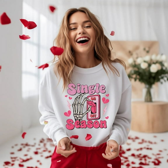Anti Valentine club Day sweatshirt. Anti Valentines Day sweater. Single Valentine sweatshirt