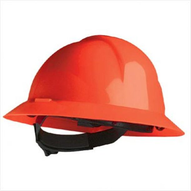 North Safety 068-A49R030000 A-Sûr Chapeau de Sécurité Bord Complet Orange