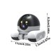 thumbnail image 3 of Robot de control remoto para monitoreo móvil, vehículo, diálogo bidireccional, cámara inteligente inalámbrica, lente doble de alta definición de 360 grados, sonda de monitoreo para el hogar, sonda de, 3 of 8