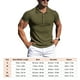 thumbnail image 1 of Camisas de vestir ajustadas para hombres,Camisetas con botones musculares de manga corta para hombres Camisa con cuello vuelto para hombres Rendimiento de primera categoría, 1 of 2