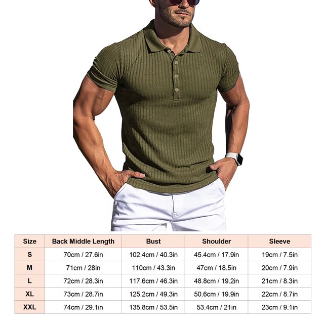 Camisetas con Botones Musculosos,Hombres Musculosos De Manga Corta Camisa con Cuello Abajo Camisas De Vestir Ajustadas Rendimiento Finamente Afinado