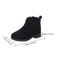 thumbnail image 4 of EeaseMX 1 par de botas cortas para niña, botines con lazo para niña, zapatos de otoño e invierno, 4 of 7