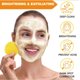 thumbnail image 5 of Almohadillas limpiadoras de cúrcuma y ácido kójico | Toallitas faciales exfoliantes e iluminadoras: fórmula suave y no irritante para eliminar las manchas oscuras, incluso el tono de la piel, lavado, 5 of 7