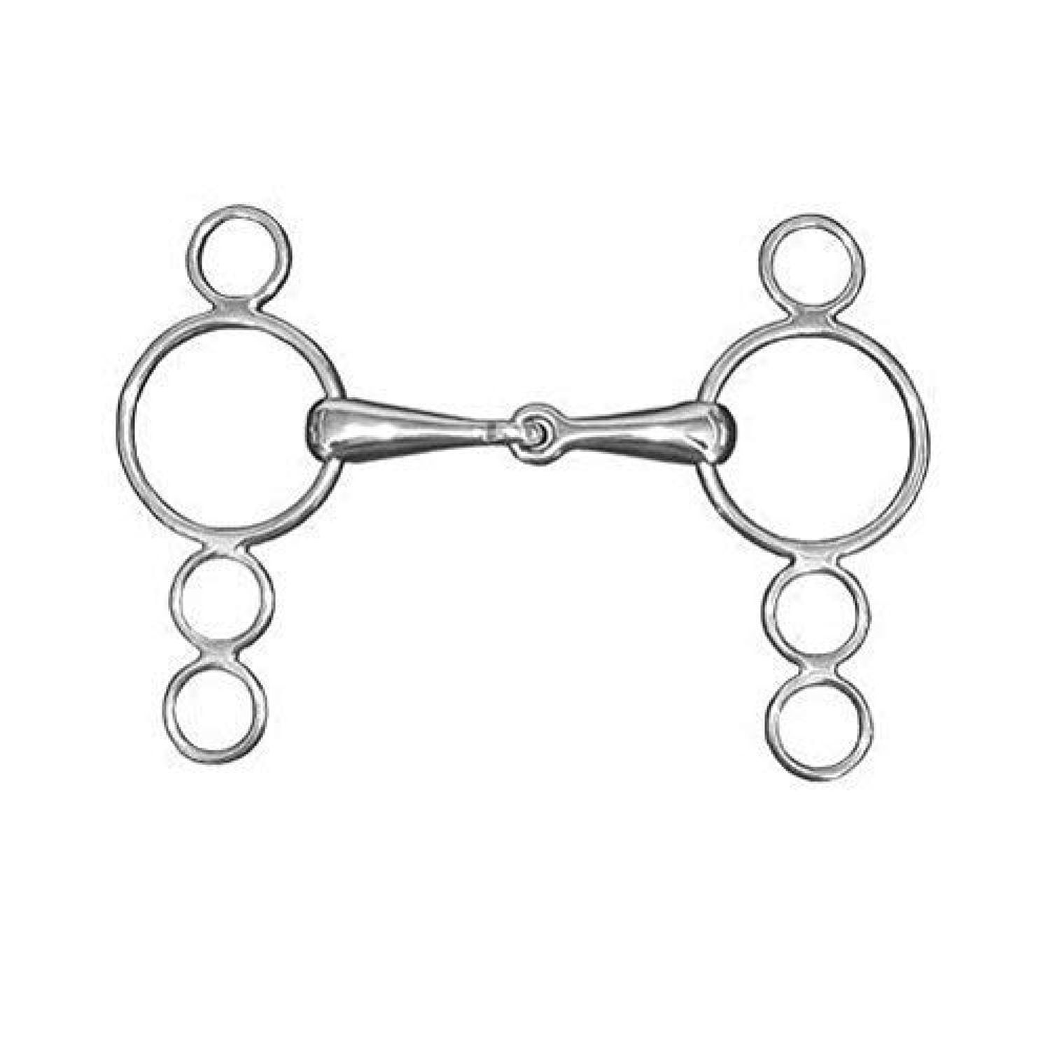 Lorina Single Jointed 3 Ring Horse Gag
