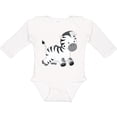 thumbnail image 3 of Inktastic Zebra Boys or Girls Long Sleeve Baby Bodysuit, 3 of 5