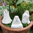 thumbnail image 4 of 3PCS Halloween Resin Ghost Figurines Set – See No Evil, Hear No Evil, Speak No Evil Ghost Statues for Spooky Halloween Decorations, Mini Ghost Ornaments for Home, Office, Shelf & Haunted House Décor, 4 of 7