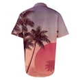 thumbnail image 5 of Hawaiian Shirt for Men Summer Casual Beach Shirts Lapel Collar Button Up Short Sleeve Hawaiian Beach Tee Shirt, 5 of 5