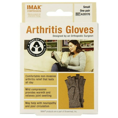 IMAK Compression Arthritis Gloves Small 1 pair