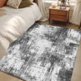thumbnail image 5 of Black Grey Ombre Area Rug 4'x6', Gradient Abstract Art Vintage Washable Non-Slip Rugs, Low Pile Large Carpet for Living Room Bedroom Dining Room Kitchen Office Indoor Mat, 5 of 9