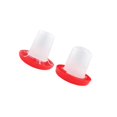 thumbnail image 1 of Maytalsory Convenient Chicken Feeder Geese Chook Hen Stable Adjustable Blanking Bucket Feeding and Drinking 1Set, 1 of 6