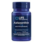 Life Extension Astaxanthin with Phospholipids – Antioxidant Support, Eye Health – Algae-Derived – Gluten-Free, Non-GMO – 30 Softgels