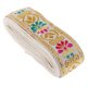 thumbnail image 1 of Rollo de cinta de Jacquard de costura Billuyoard decoración de manualidades DIY Blanco 45 mm x 7 m, 1 of 1