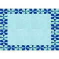 thumbnail image 1 of Ahgly Company Machine Washable Indoor Rectangle Transitional Blue Area Rugs, 5' x 7', 1 of 7