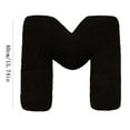 thumbnail image 3 of Cute Soft Letter Throw Pillow - Decorative English Alphabet Cushion for Living Room Sofa Couch Bedroom Bed Car Decor - Versatile Home & Office Accent Accessory, 3 of 5