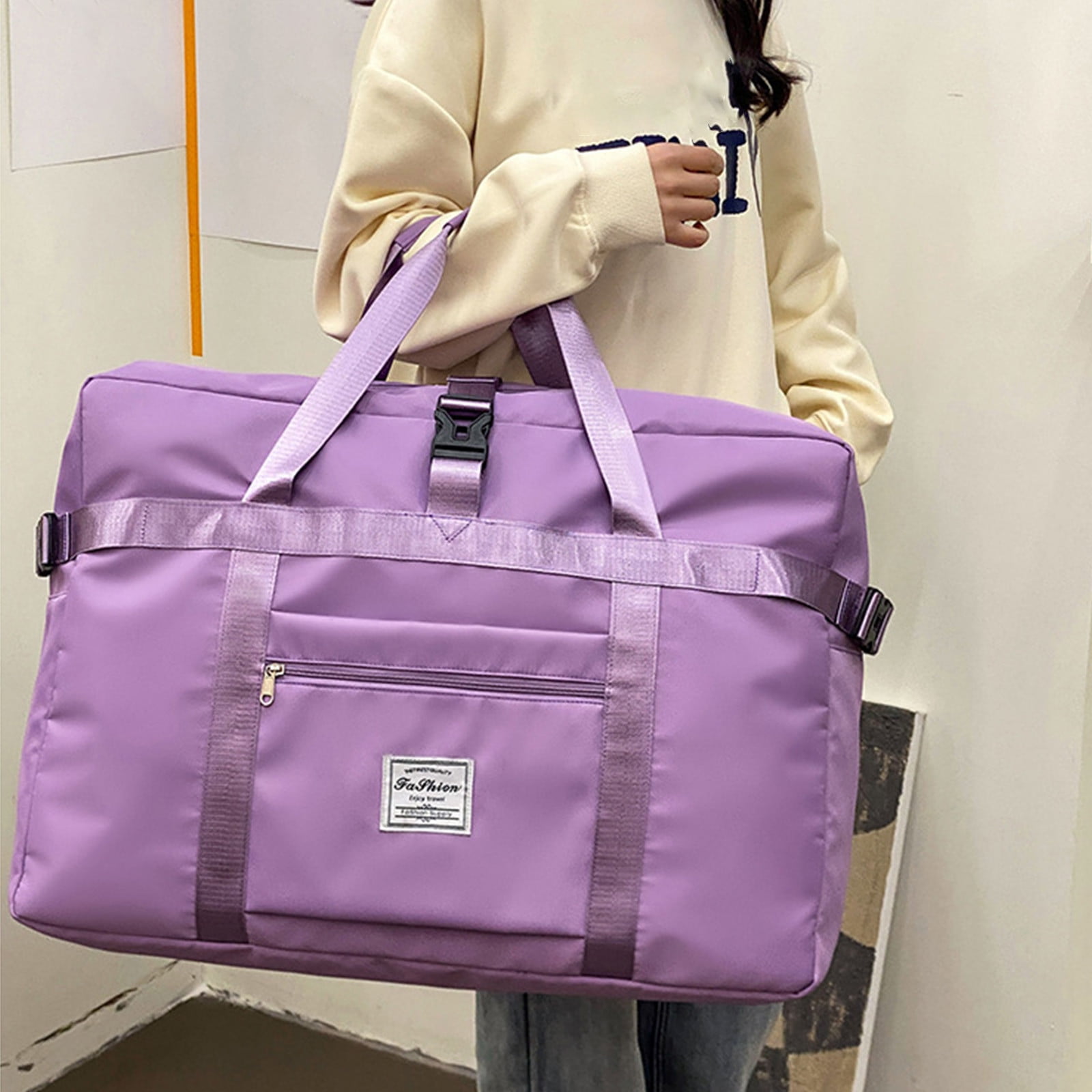 COM1950s Gym Bag for Women Small Travel Duffle Bag for Women, Sport Gym Tote Bag with Toiletry Bag, Large Carry on Overnight Bag for Women Girls Travel, Gym Bag for Labor and Delivery Bag
