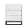 thumbnail image 1 of Home Fare Modern White Industrial Nightstand, 1 of 7