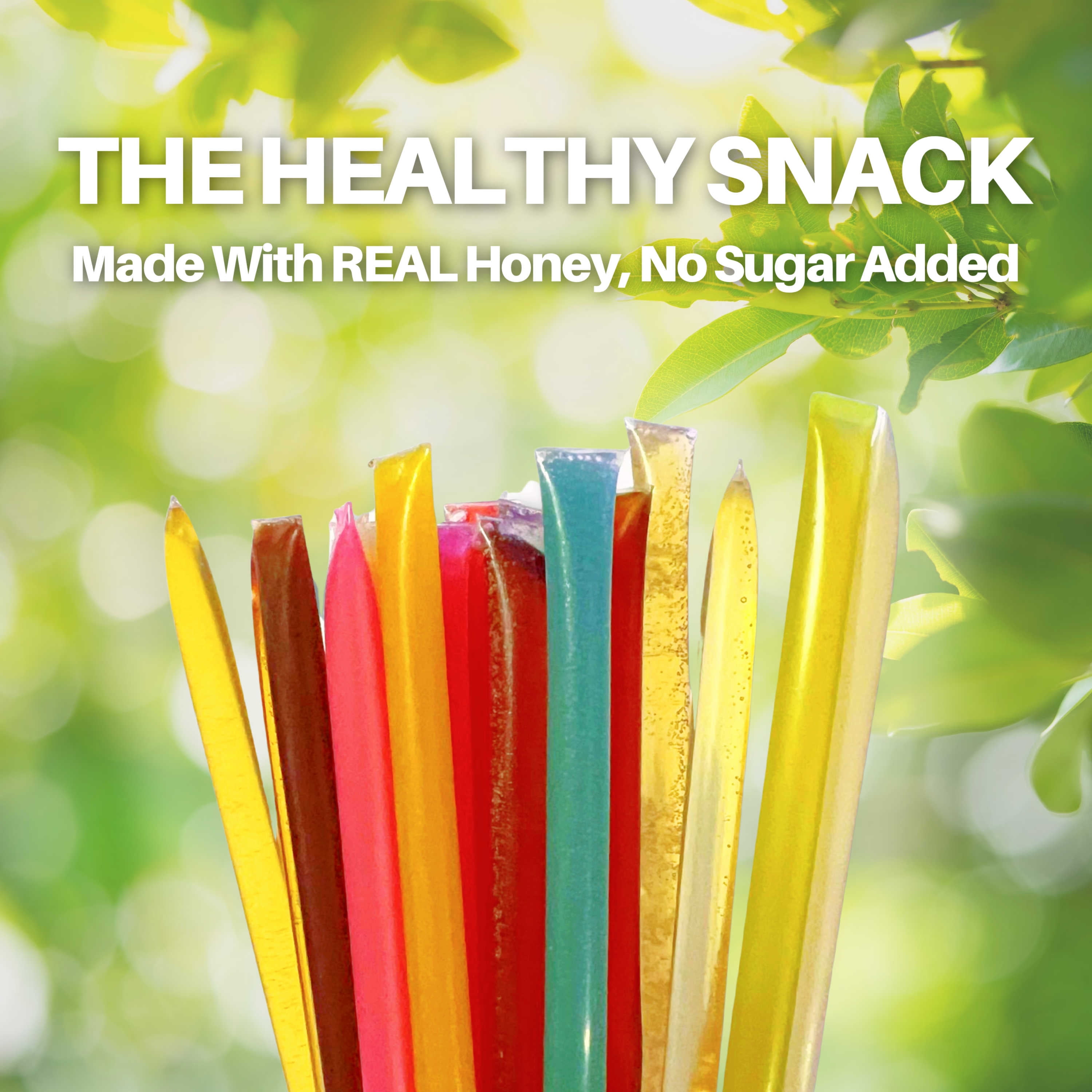 HoneyPlusCo | 100% Natural Honey Sticks - Watermelon (Flavored) (25 Pack)