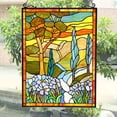 thumbnail image 6 of RADIANCE Goods Tiffany-Glass Floral Window Panel 18X24, 6 of 7