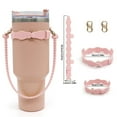 thumbnail image 3 of Customizable Silicone Water Bottle Holder Strap Lanyard For Hiking Commuting, 3 of 8