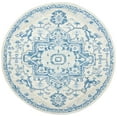 thumbnail image 2 of Safavieh Micro-Loop Braylon Floral Area Rug, Ivory/Blue, 3' x 3' Round, 2 of 10