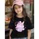 thumbnail image 1 of Soft & Stylish Girls' Summer T-Shirt - Ice Cream Cup Print with "PREM" Design, 100% Cotton, Casual Loose Fit, Perfect for Youngsters, Shirts for Girls, 1 of 6