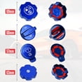 thumbnail image 2 of ALLTIMES 4PCS Engine Oil Cap Radiator Cap Washer Cap Brake Fluid Cap Cover Trim for Corvette C8 2020-2023, 6061 Aluminium Alloy, 2 of 11