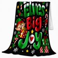 thumbnail image 2 of Playful Christmas Elf Joy Living Room, Festive Holiday Scene, Warm Flannel Blanket for Living Room and Reading Nook, Art Lovers Christmas Gift, Festive Home Decor, 2 of 9