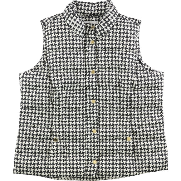Chaleco acolchado estampado Charter Club para mujer multicolor pequeño