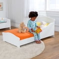 thumbnail image 7 of KidKraft Nantucket Wooden Toddler Bed with Side Rails, White, 7 of 7