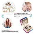 thumbnail image 4 of Tree Travel Portable Square Jewelry Organizer Box - Earring Holder, Ring, Necklace, Bracelet Storage - Suitable for Girls and Women - Jewelry Stand, Jewelry Boxes, 4 of 6