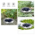 thumbnail image 2 of Mainstays Solar Powered Stainless Steel LED Landscape Disc Lights, 12 Lumens (4 Count), 2 of 11
