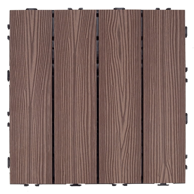 Design House 6-Pack Interlocking Wood Composite 12