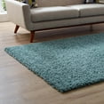 thumbnail image 6 of Modway Enyssa 5' x 8' Shag Area Rug in Aqua Blue and Ivory, 6 of 7