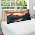 thumbnail image 5 of Beautiful Sunset Peaks Plush Pillow Case, Zippered Bed Pillow Pillowcases, Super Soft and Cozy Pillowcase Covers for Sleep Decor Giftsation - Queen Size 20x30in, 5 of 7