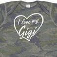 thumbnail image 4 of Inktastic I Love My Gigi in White Chalk Heart Boys or Girls Baby Bodysuit, 4 of 5