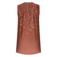 thumbnail image 4 of PNTUTB Women's Summer Versatile Fashion Print Casual Crew Neck Pullover Loose Comfortable Sleeveless Tops, 4 of 6