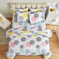 thumbnail image 3 of Juego de colcha UOZZI BEDDING, reversible, tamaño king, 102 x 90, 2 fundas, 3 of 9