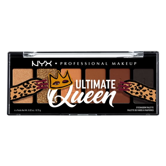 NYX Professional Makeup Ultimate Edit Mini Eyeshadow Palette, Queen Collection - Limited Edition