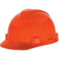 thumbnail image 1 of MSA V-Gard Standard Slotted Cap w/ Fas-Trac Suspension, Hi-Vis Orange (4 Units), 1 of 1