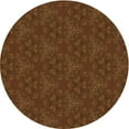 thumbnail image 1 of Ahgly Company Machine Washable Indoor Square Transitional Mahogany Brown Area Rugs, 3' Square, 1 of 7